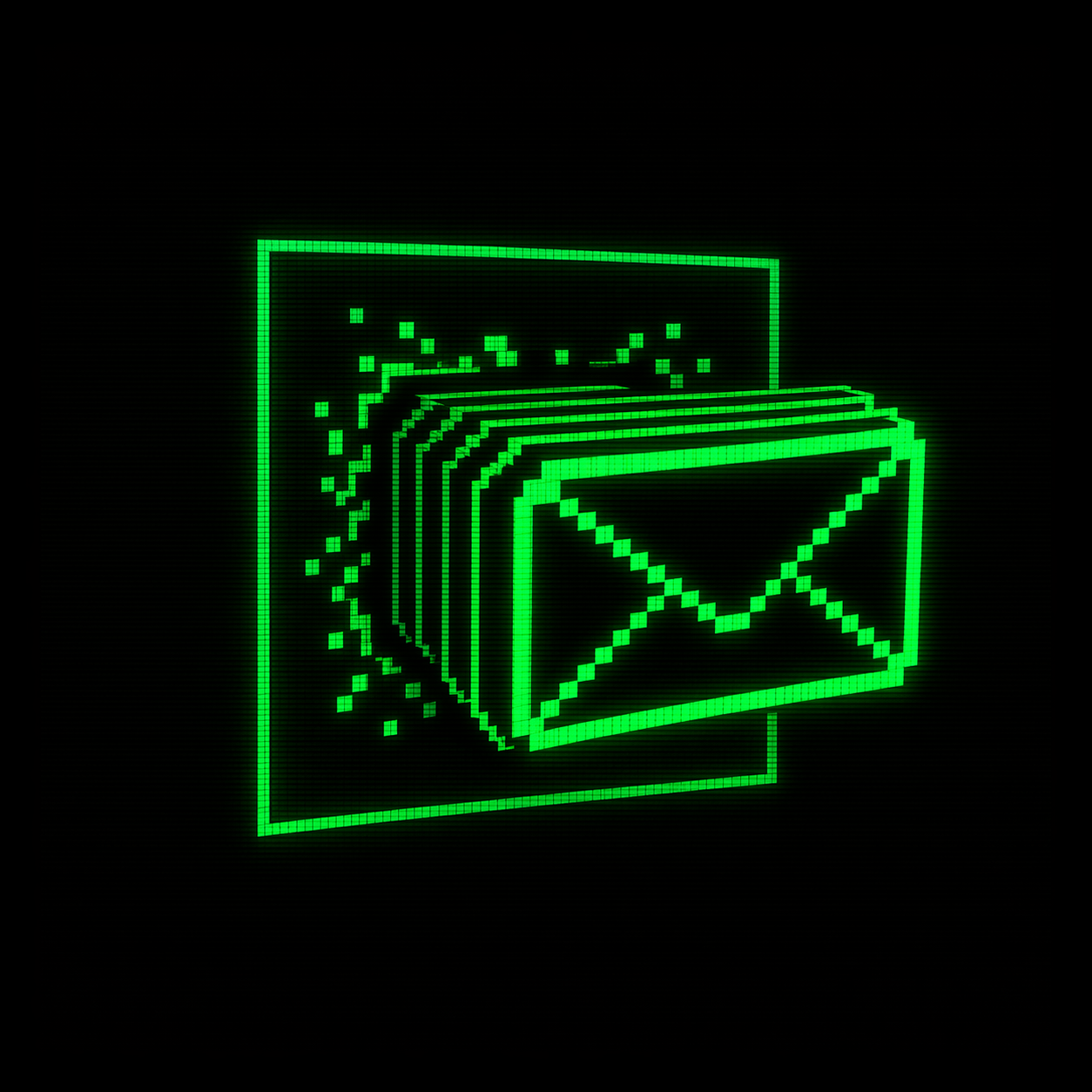 Herald logo: an envelope emerging from a terminal plane